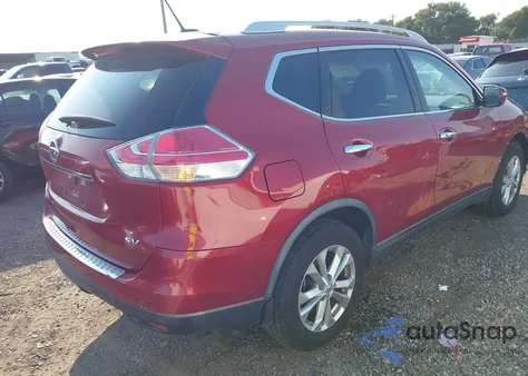 2016 Nissan Rogue Sv z USA, uszkodzony, nr VIN KNMAT2MT4GP656067